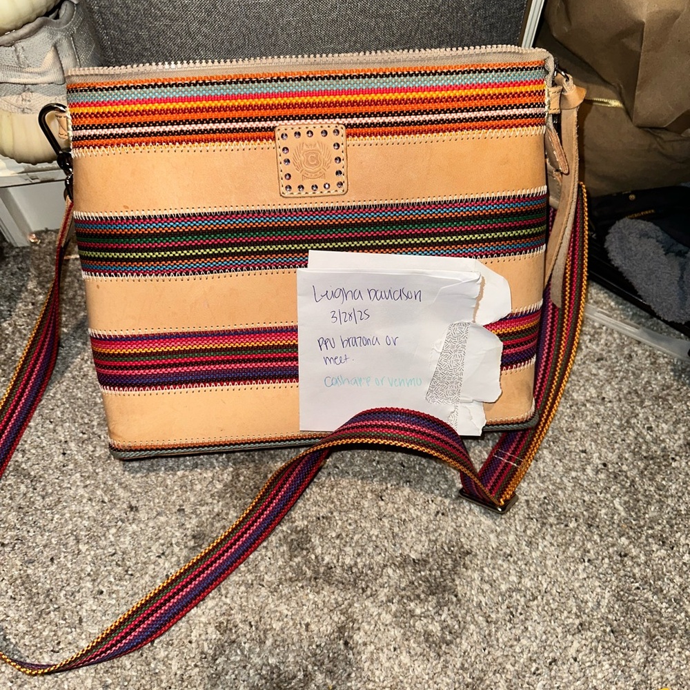 Colorful Striped Women's Bag